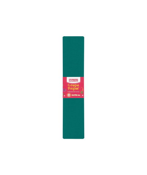 Hîrtie creponată, verde intens, 50*200 cm, MAXI